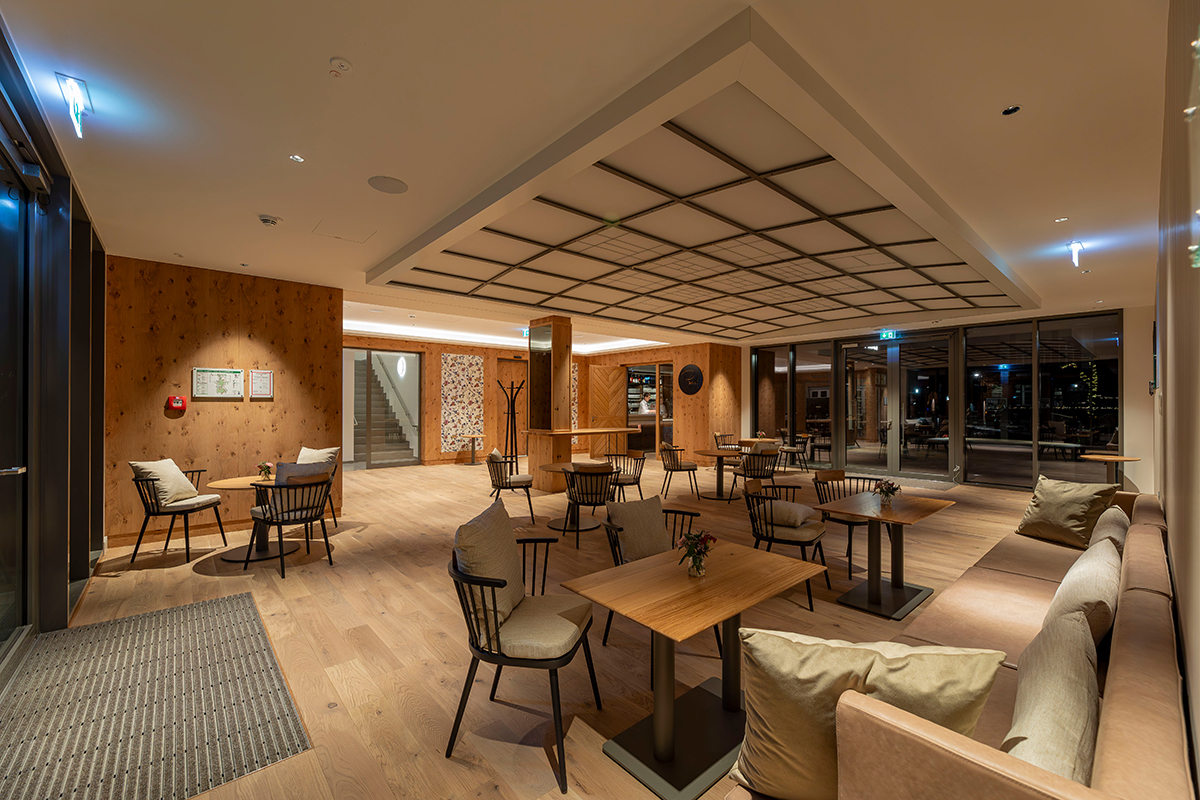 Blick in die Lounge